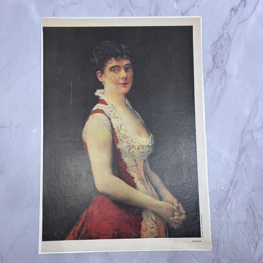 Portrait of a Lady Courtesy of Mrs. Irving Berlin 10x14" Art Print V22