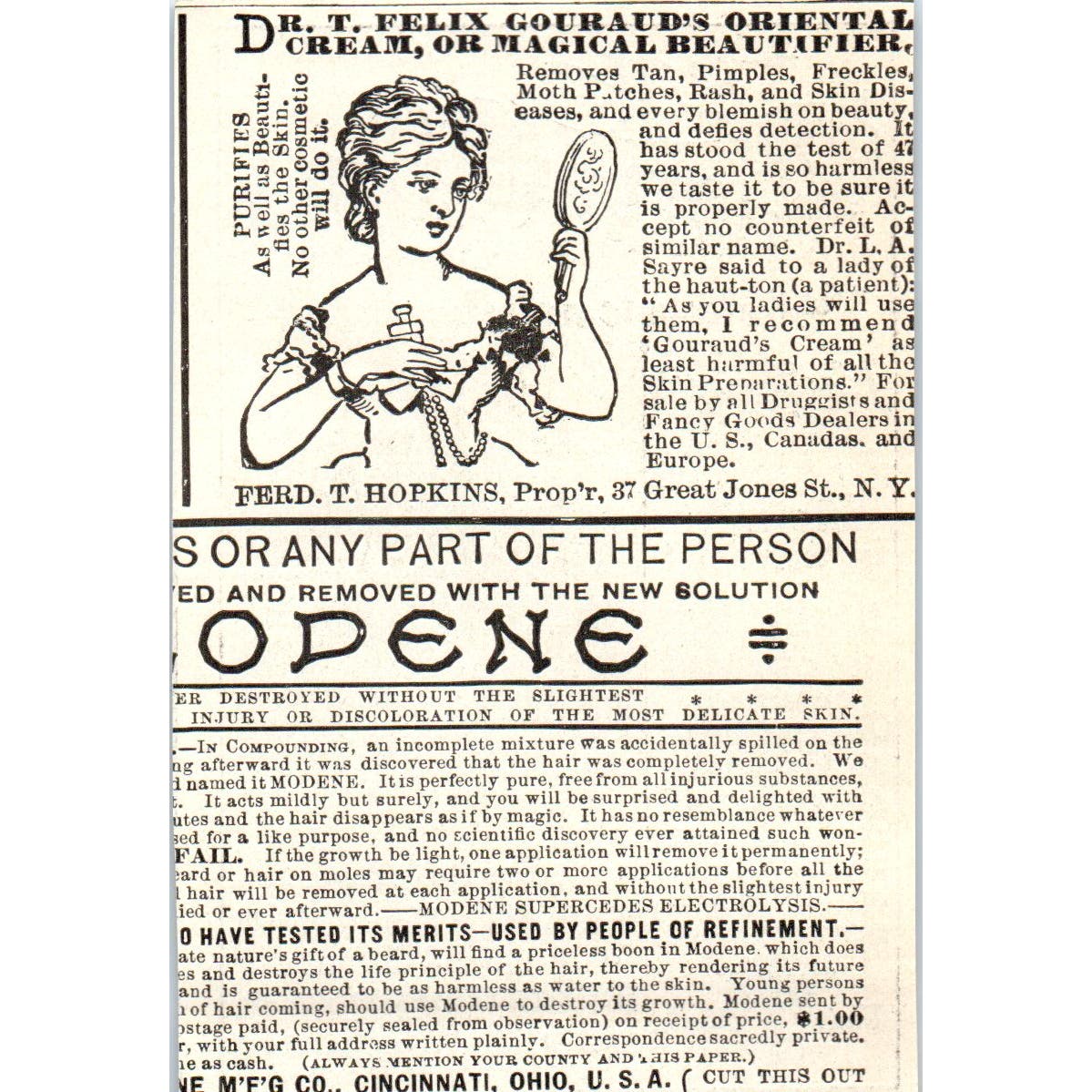 Pim-Olas Olives Acker, Merrall & Co Seville Packing 1897 Victorian Ad AE9-TS10