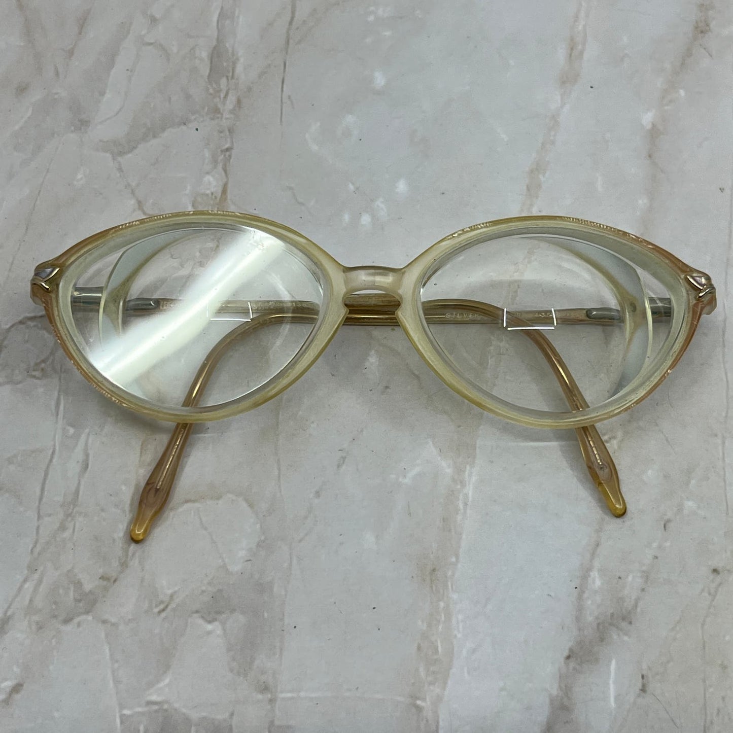 Silver Dollar Myra Cat Eye Acrylic Sunglasses Eyeglasses Frames TE9-G4-3