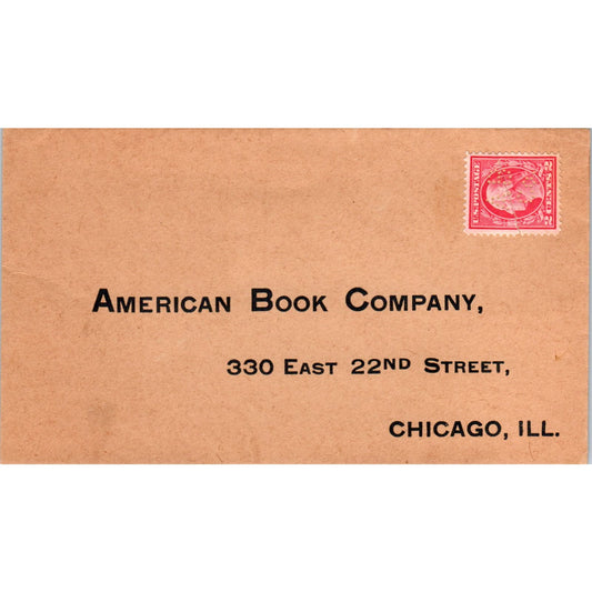 Antique Advertising Envelope American Book Company Chicago AE9-X1