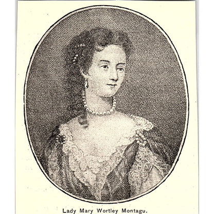 Lady Mary Wortley Montagu 1892 Art Print AG2-M23