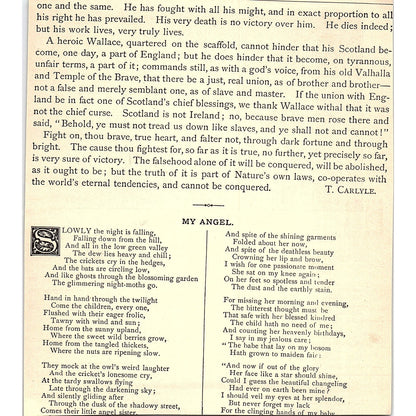 A Child Asleep - Elizabeth Barrett Browning 1884 Poem AG3-1