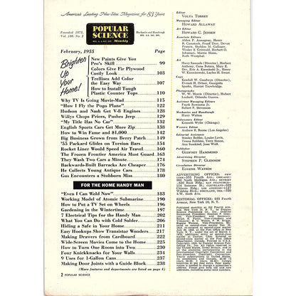 Matico Aristoflex Miracle Vinyl-Flooring 1955 Ad AG1-6