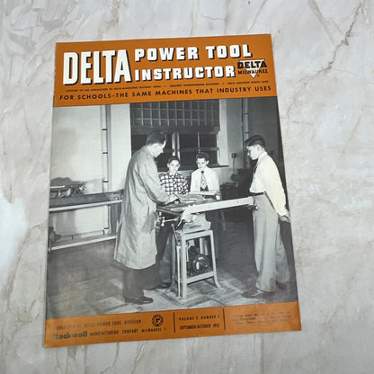 1951 Sep/Oct The Delta Power Tool Instructor Newsletter Rockwell TI9-P3