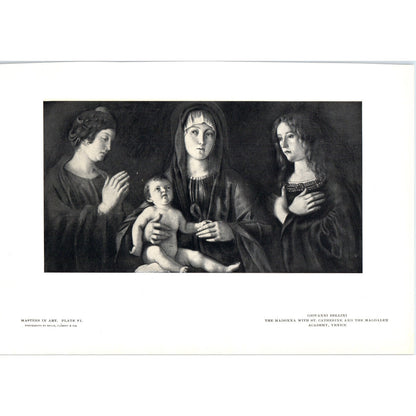 Madonna With St Catherine and Magdalen - Giovanni Bellini 1900 Art Print AB8-MA6