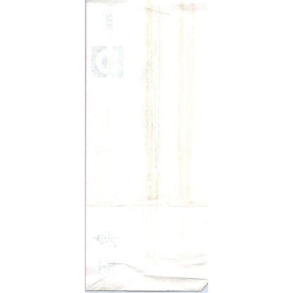 c1960 Tozai Japanese Restaurant Chop Sticks Instructions Sheet AE2