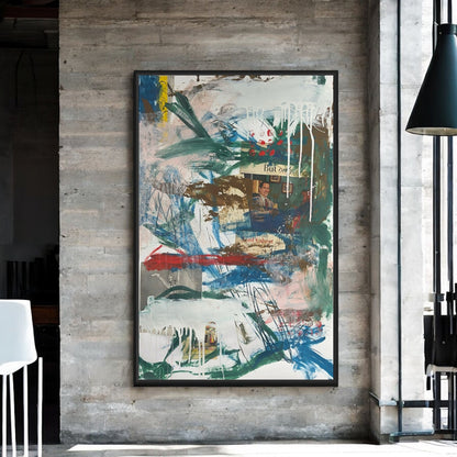 Original Mixed Media Abstract Modern Art Painting 24x36 "But Only..." Signed