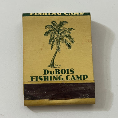 DuBois Fishing Camp Jupiter Inlet Jupiter FL Vintage Matchbook Cover TB6-MB1-1