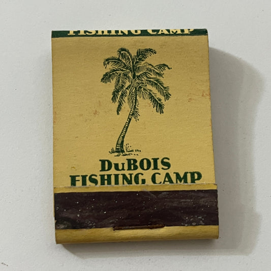 DuBois Fishing Camp Jupiter Inlet Jupiter FL Vintage Matchbook Cover TB6-MB1-1