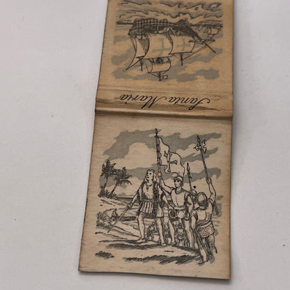 Santa Maria Ship Vintage Matchbook Cover TB8-MB-11