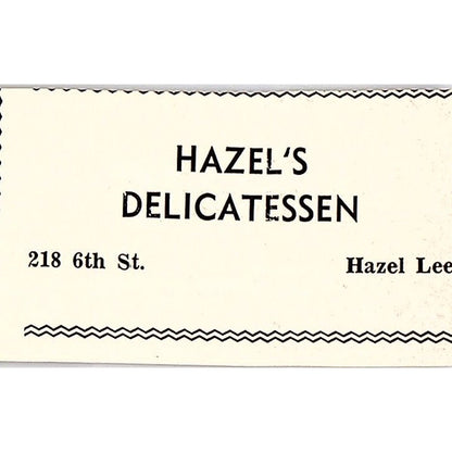 Hazel Lee Hazel's Delicatessen, Goodrich's Mens Wear - Taft CA 1965 Ad AF8-S25