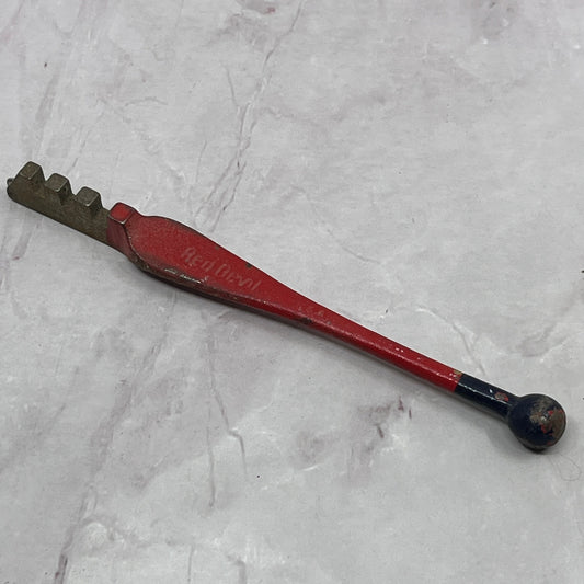 Vintage 1950's Red Devil 5" Long Classic Glass Cutter Steel Wheel Tool 1023 SB7