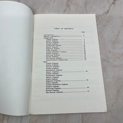 1967 Camping Under the Midnight Sun Alaska Tourist Guide Centennial Ed. TI9-P2