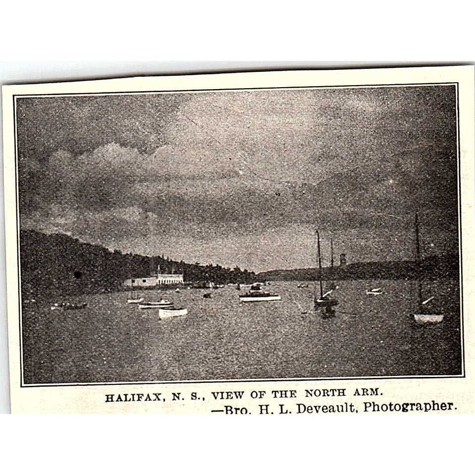 Halifax NS - View of North Arm Bro. H.K. Deveault Photographer 1914 Photo AF3-Q4