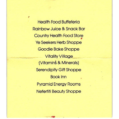 Ye Seekers Horizon Health Houston Vintage Business Card SD9-B6