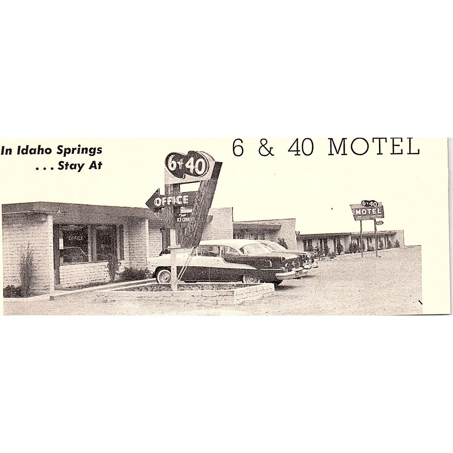 Krenzel Motel Idaho Springs CO 1958 Ad AG1-M2