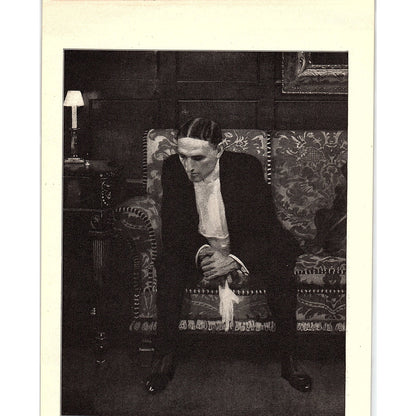 Robert W. Chambers Drawn By Frank Craig Vintage Art Print 6x8" V17