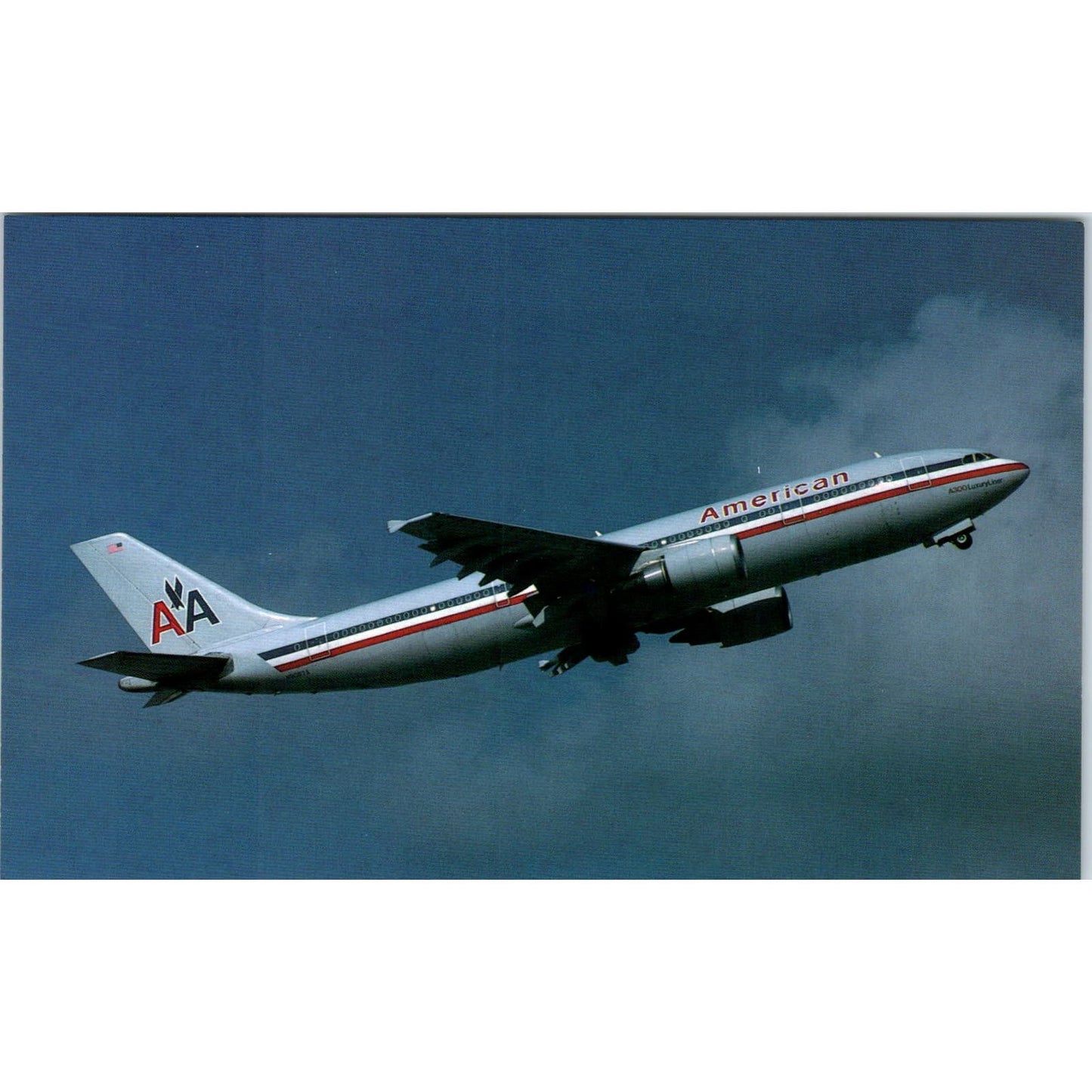 American Airlines Airbus Industrie A300-605R Vintage Postcard TG8-PC