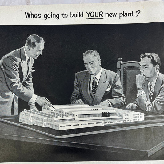 Ebasco Engineers Constructors Business Consultants 1951 Magazine Ad FL6-10