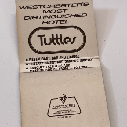 The White Plains South Broadway NY Tuttles Vintage Matchbook Cover TB6-MB1-11