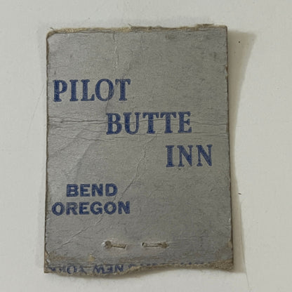 Pilot Butte Inn Bend Oregon c1940 Matchbook Cover TE2-MKO-4