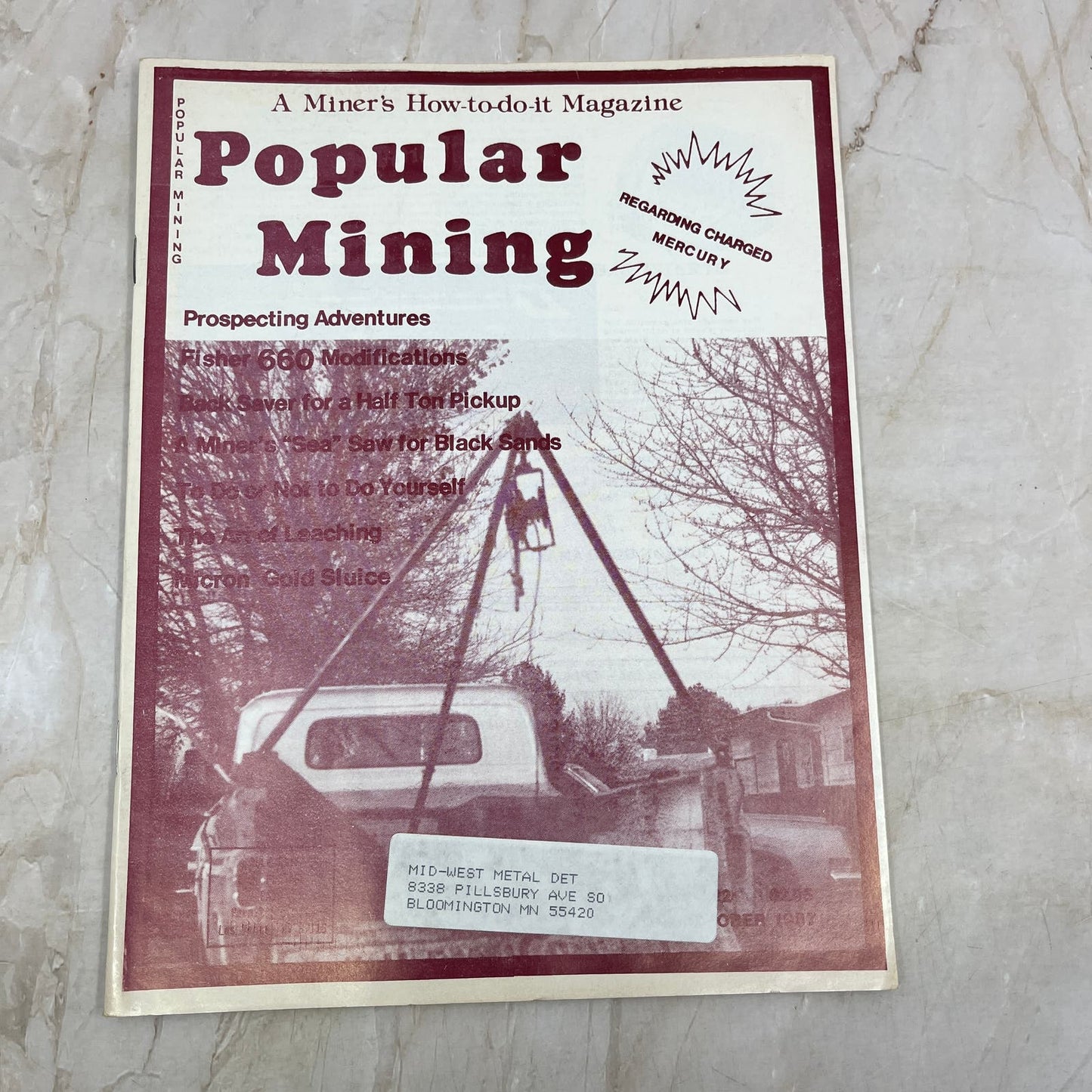 1987 Sep/Oct - Popular Mining Magazine - Treasure Hunting Gold Prospecting M19
