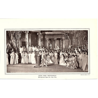 Scene from Mefistofele Metropolitan Opera Co NY Vintage Print 7x11 V10