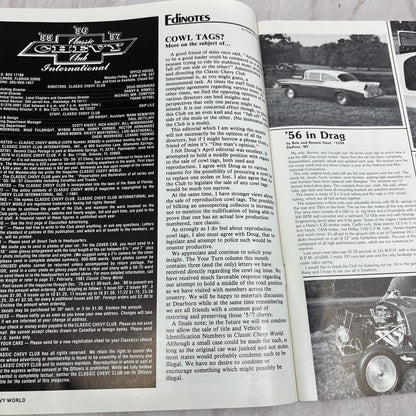 Bob Daul 56 Drag - '55, '56, '57 Classic Chevy World Magazine - Jul 1981 M29