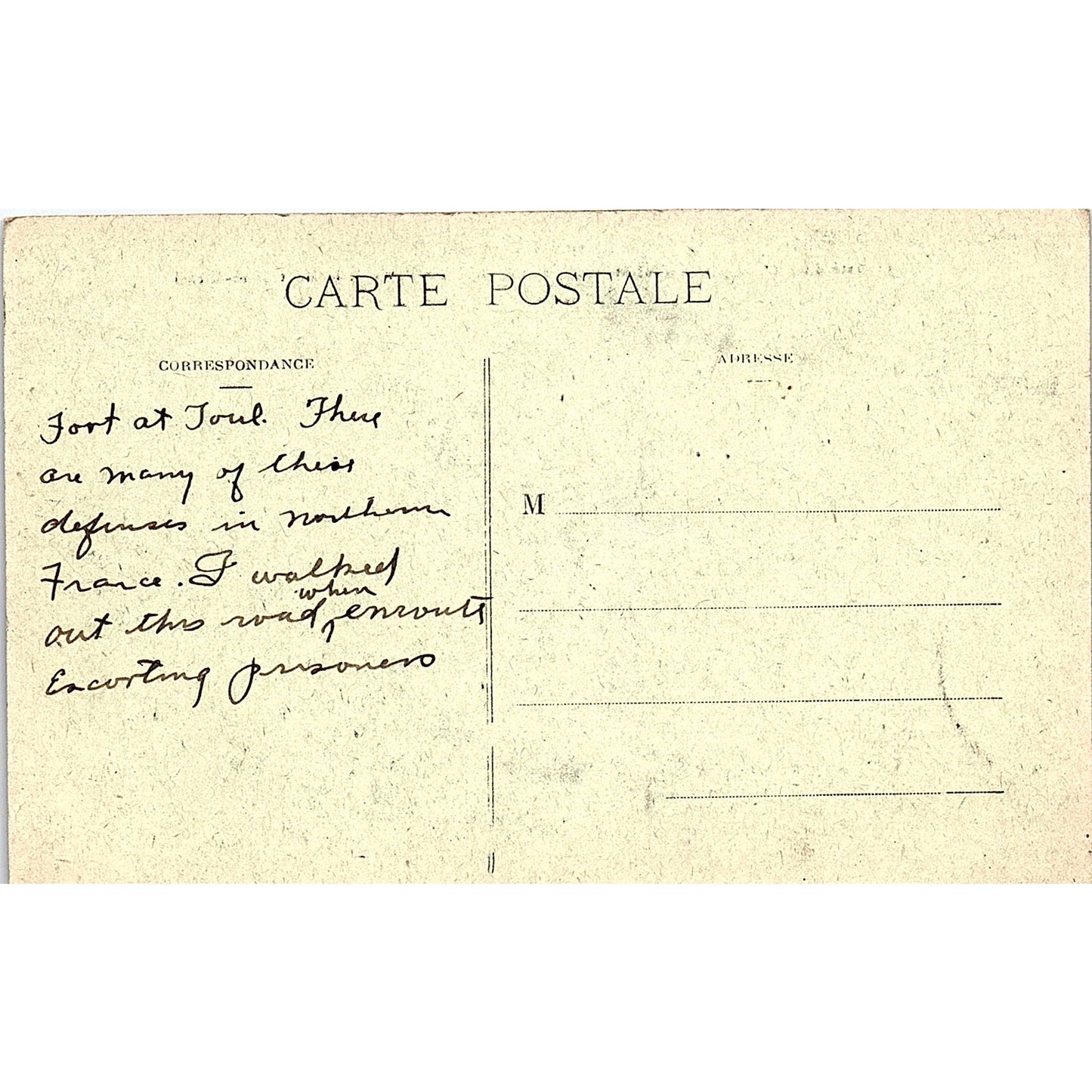 La Route Du 146th Régiment D'Infanterie Mont St Michel Antique Postcard PE11