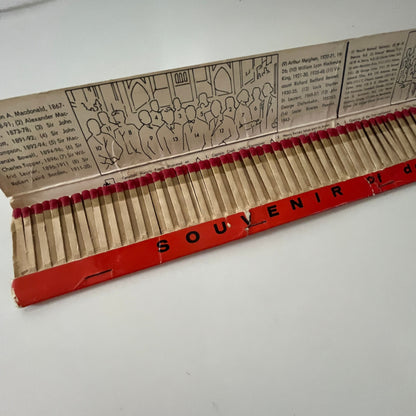 1967 Canada World's Largest Matchbook 15" Souvenir Vintage Matchbook TB7