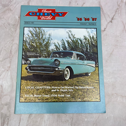 Phil Deems Turquoise - '55, '56, '57 Classic Chevy World Magazine - Mar 1981 M29