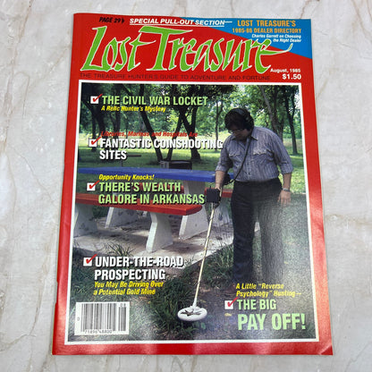 1985 Aug - Lost Treasure Magazine - Treasure Hunting Gold Prospecting M15