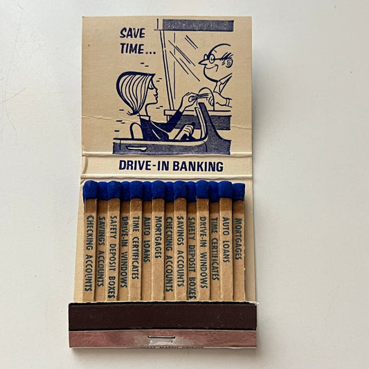 Clio State Bank Clio Michigan Feature Matches Vintage Matchbook SF4-M1