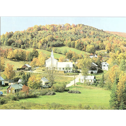 1983 Whitman East Topsham, Vermont Vintage Art Print 7x9 V12