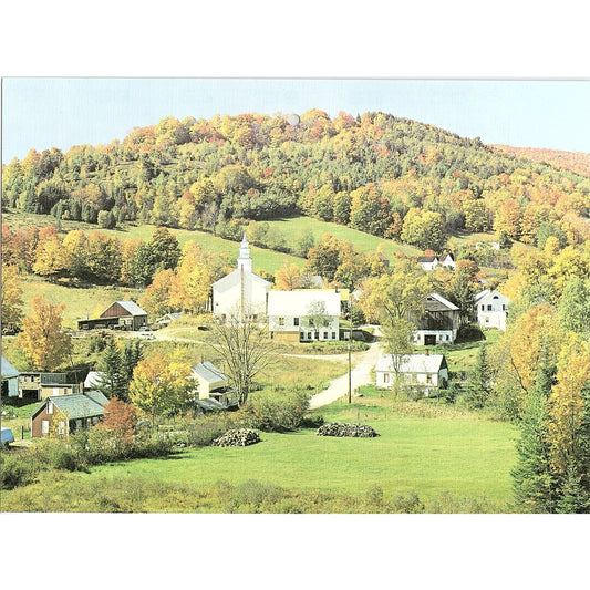1983 Whitman East Topsham, Vermont Vintage Art Print 7x9 V12