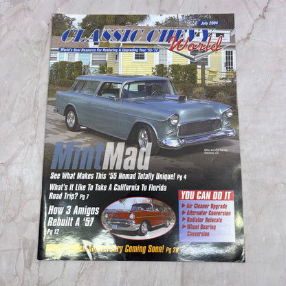 Mint Mad '55 Nomad - Classic Chevy World Magazine - Jul 2004 M29