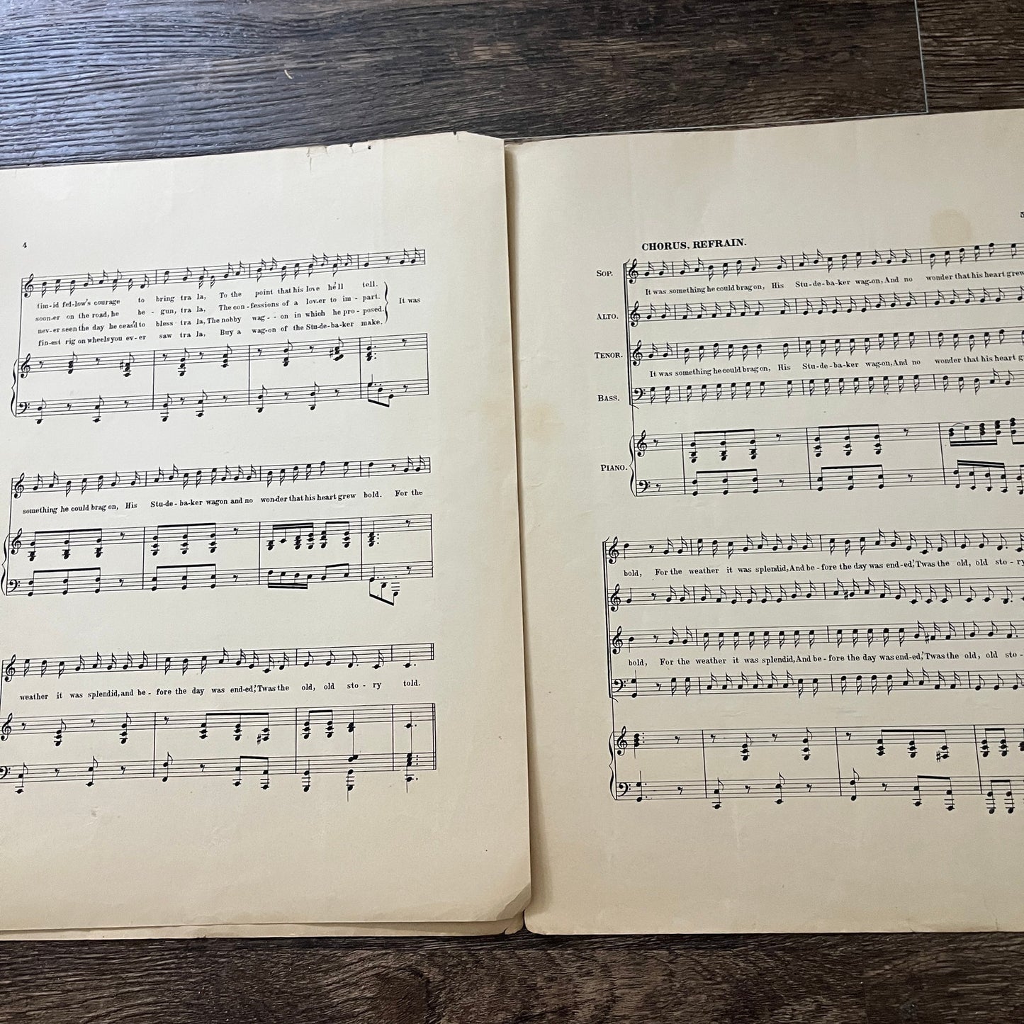 Richard and His Sweetheart Nell Carl Bruche W.F. Sudds 1892 Sheet Music V33-4