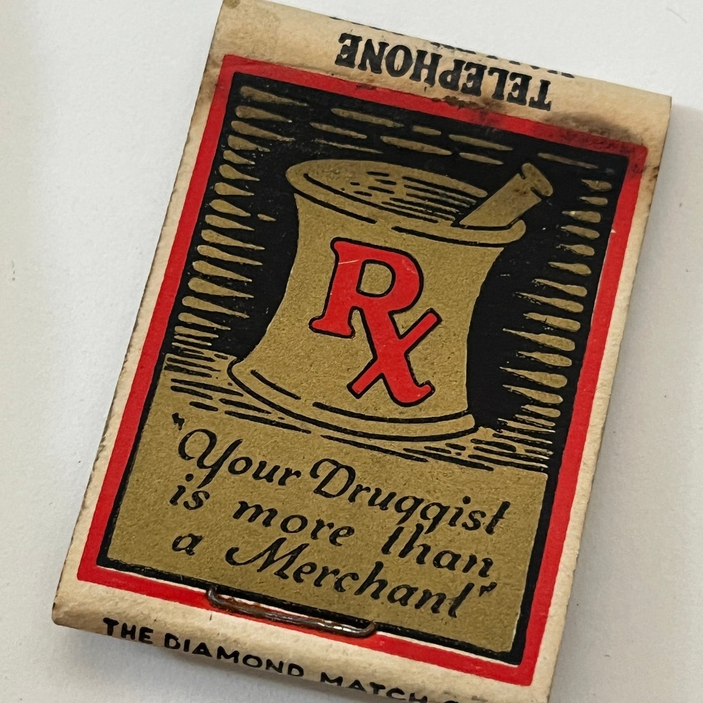 Granfield Drug Co Phenix Rhode Island Vintage Matchbook Cover TB6-MB1-4