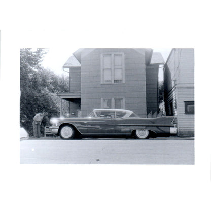 1958 Cadillac Coupe Deville Photograph 4x5.5" AB9