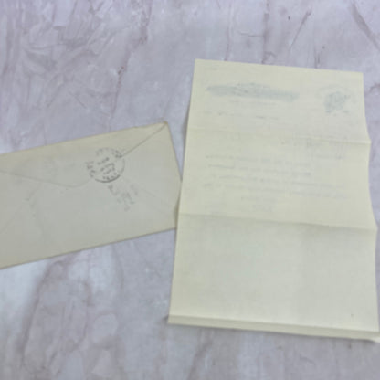 1910 American Jersey Cattle Club NY Envelope and Letterhead TH2-Y1