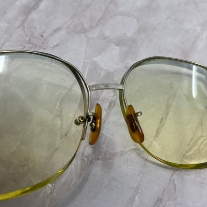 Vintage Oversized Rimless Drop Arm Butterfly Lens Eyeglasses Frames TH9-G2-3