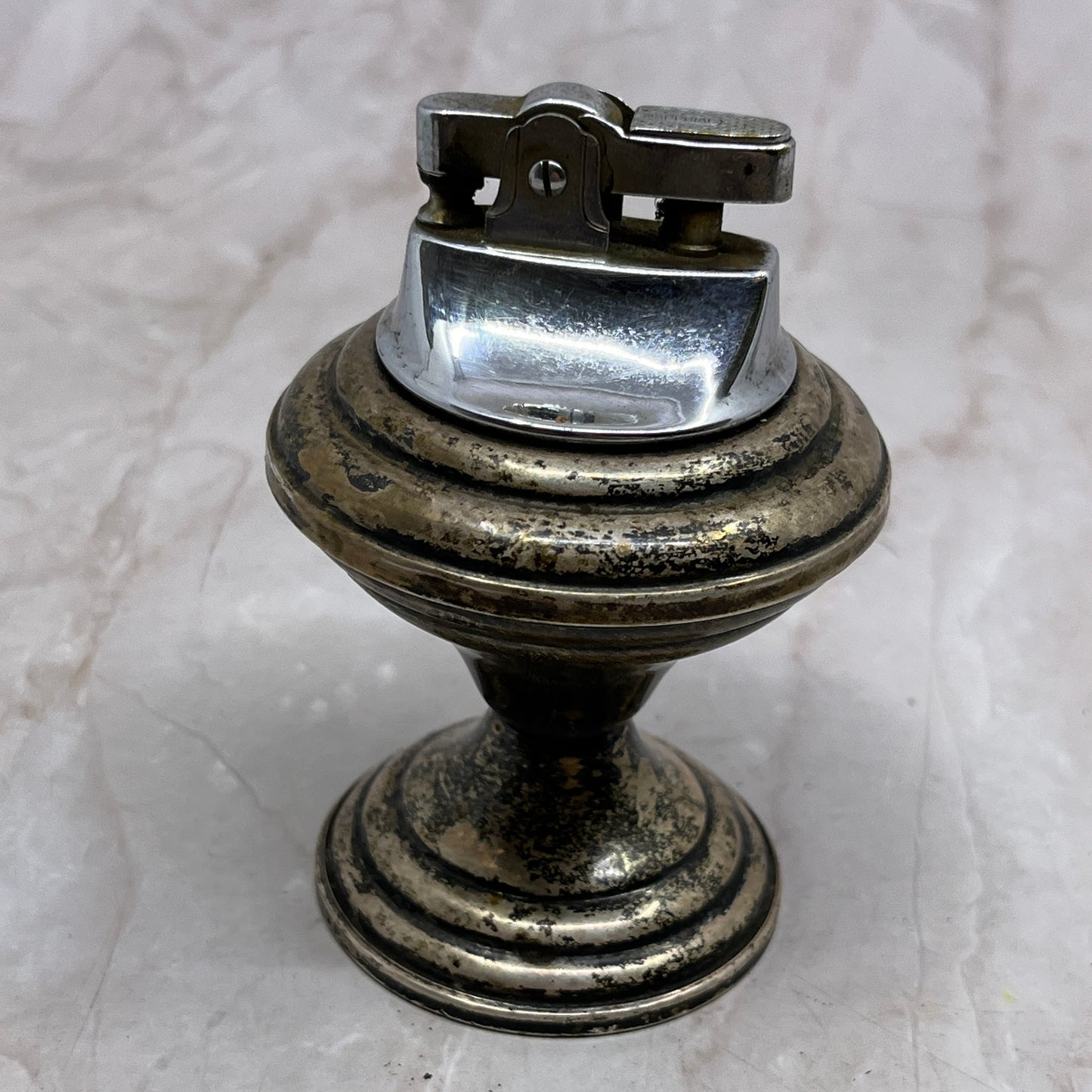 Vintage Weighted Sterling Silver Cigar Table Lighter TL9