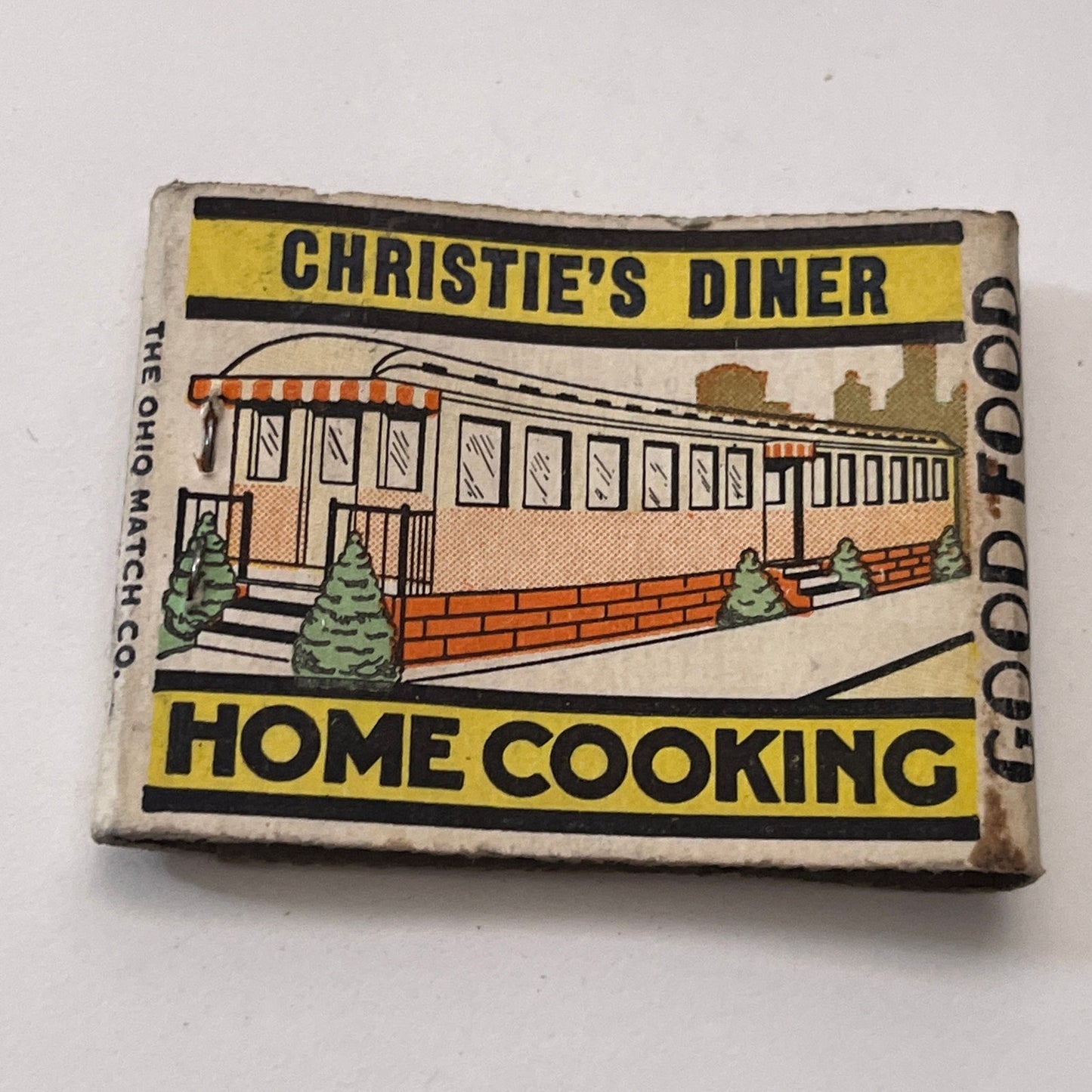 Christie's Diner Mattapan Arlington Vintage Matchbook Cover TB8-MB-10