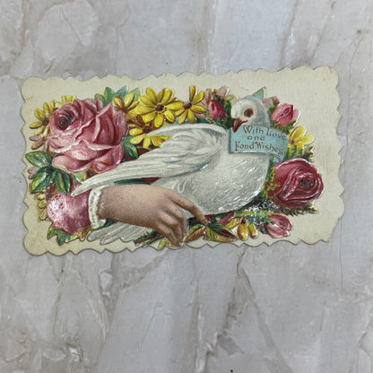 c1880 Victorian Die Cut Calling Card C. O. Lind SB8