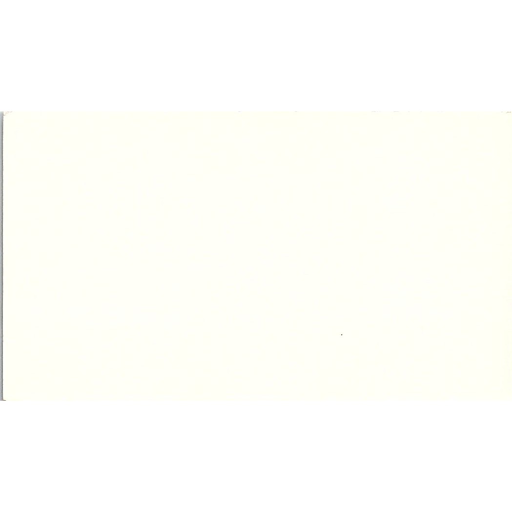 Houston Council on Alcoholism & Drug Abuse Vintage Business Card SD9-B13