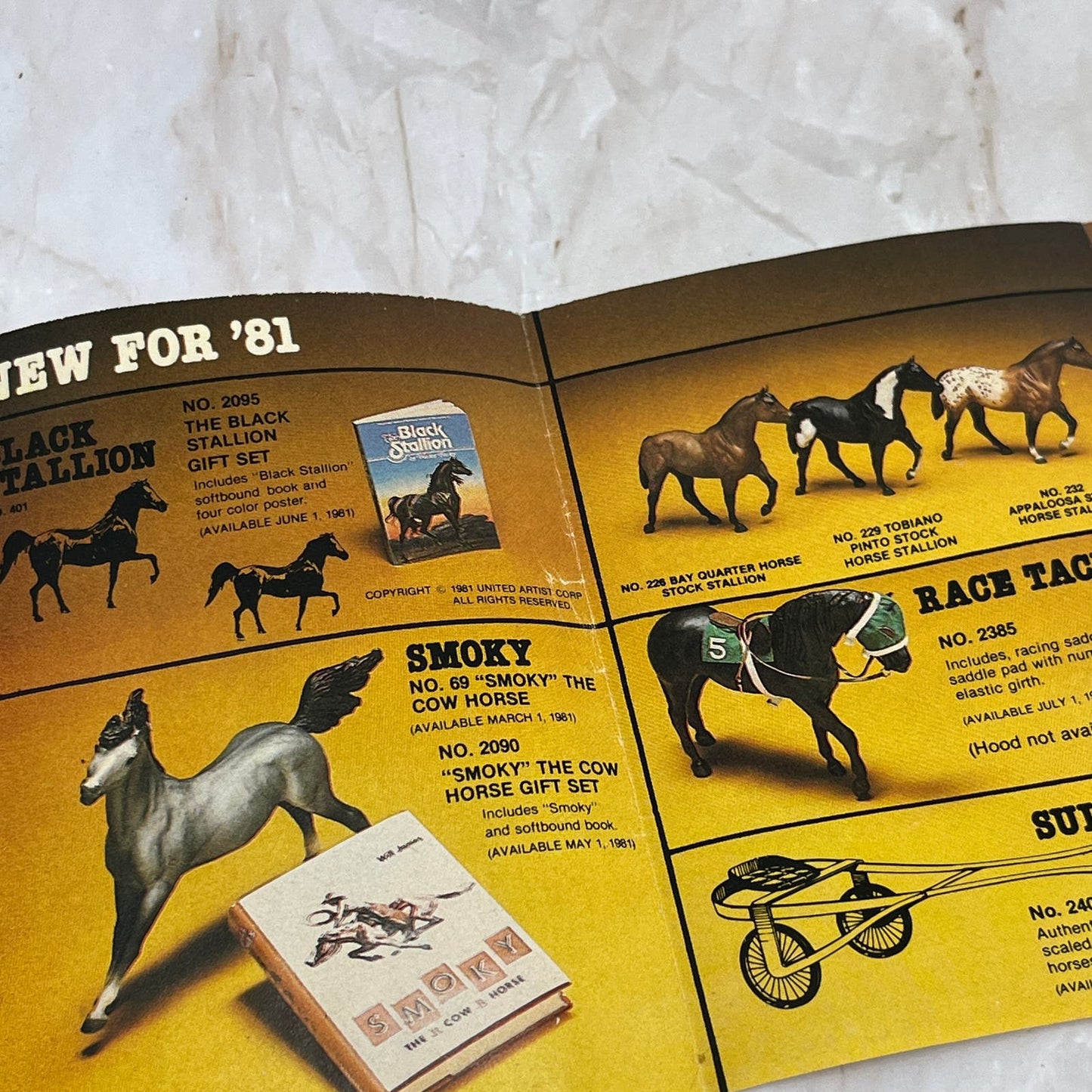 1981 Breyer Animal Creations Mini Pamphlet Will James’ Smoky Horse SB8