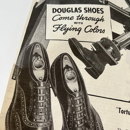 W. L. Douglas Shoe Company - All Leather Construction Brockton MA 1937 Ad SV1-6