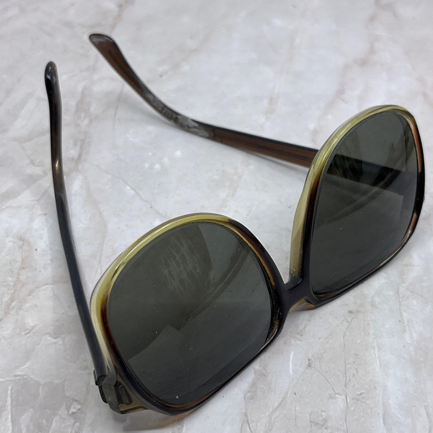 Retro American Optical Seafarer Smoke Ombre Sunglasses Eyeglasses Frame TG7-G4-4