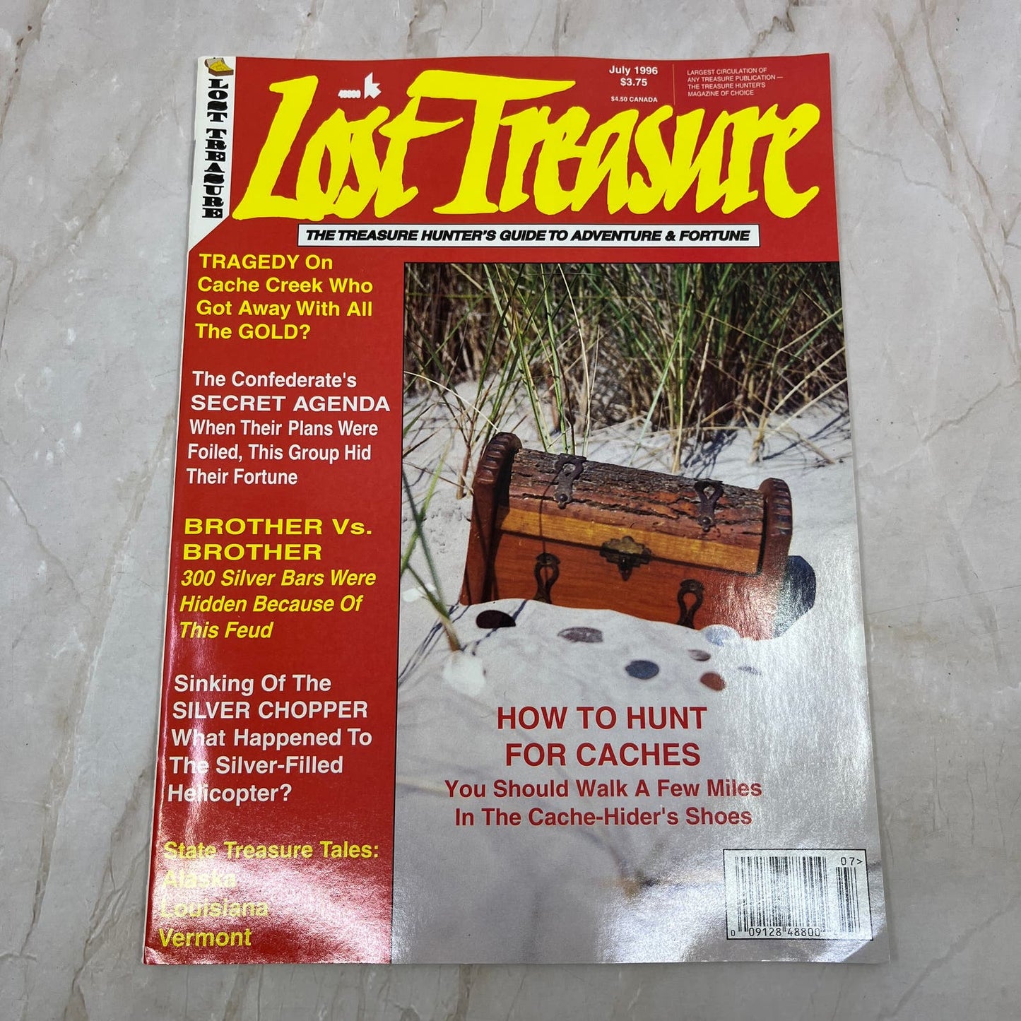 1996 July - Lost Treasure Magazine - Treasure Hunting Gold Prospecting M14