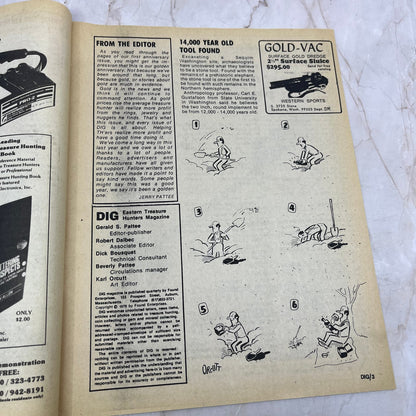 1978 Summer - DIG Eastern Treasure Hunters Magazine - Coins Bottles Gems M18